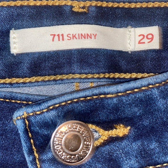 311 Levi Dark Wash Jeans - Picture 2 of 4